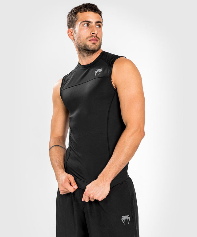 Venum Rashguard G-Fit Air Sleeveless – Black/Black – T-shirt