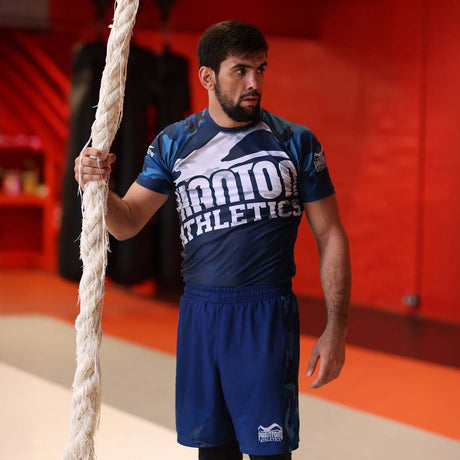 Rashguard Phantom Athletics Warfare – Camuflaje Azul Marino
