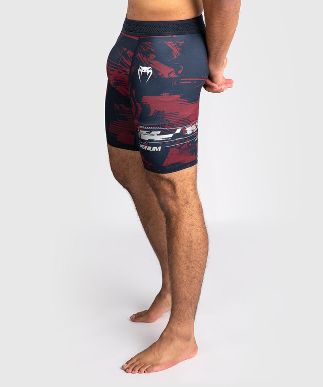 Venum UFC MMA Shorts Zenith – Navy Blue/Burgundy/Silver