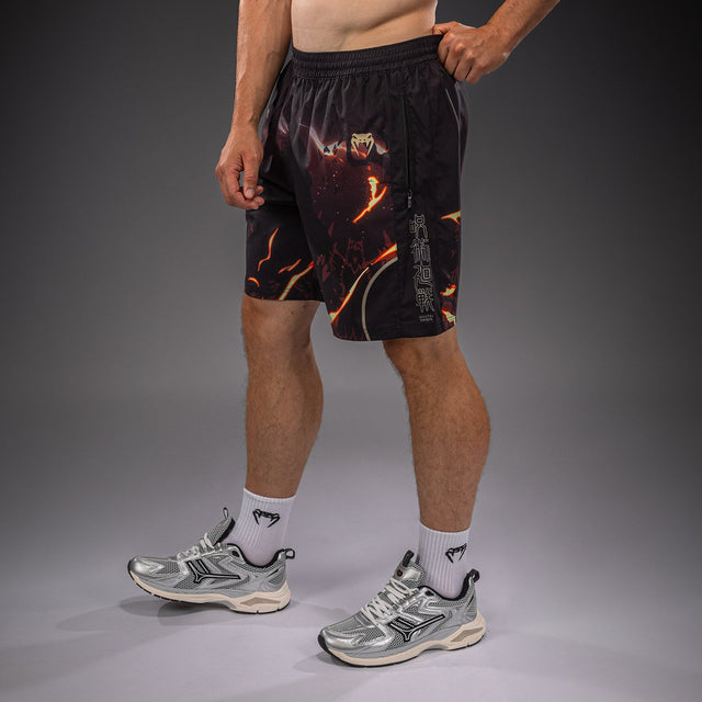 Venum Training shorts Sukuna – Black/Light beige