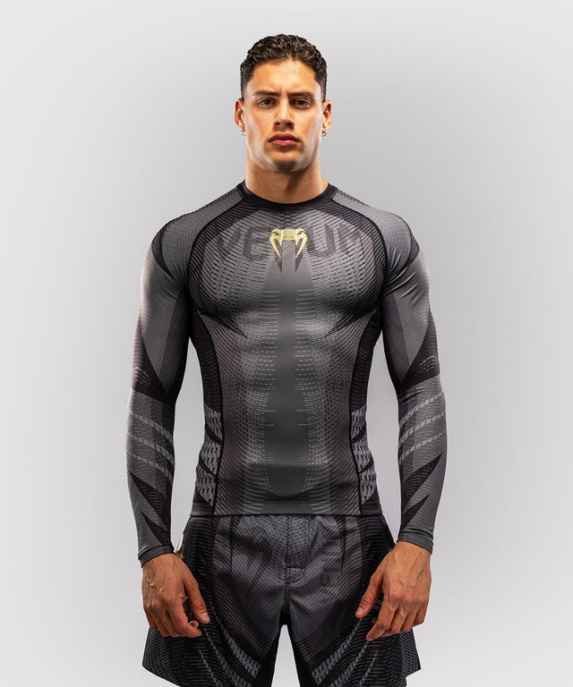 Venum Rashguard Galactic 3.0 Long Sleeves – Black/Gold