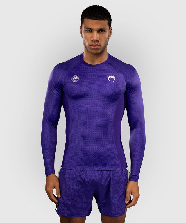 Venum Rashguard x Roger Gracie Academy Long Sleeves – Purple