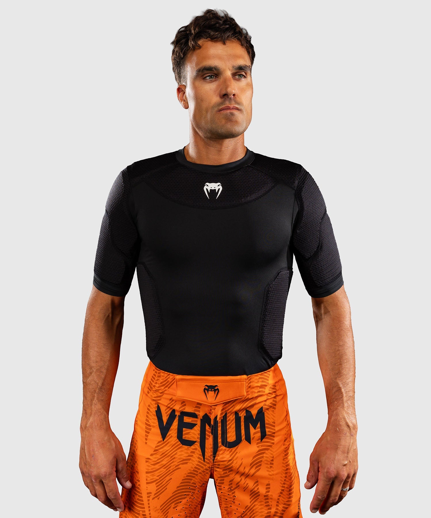 Venum T-Shirt MX Basics Beschermend - Zwart/Wit