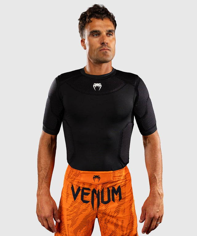Venum T-Shirt MX Basics Beschermend - Zwart/Wit