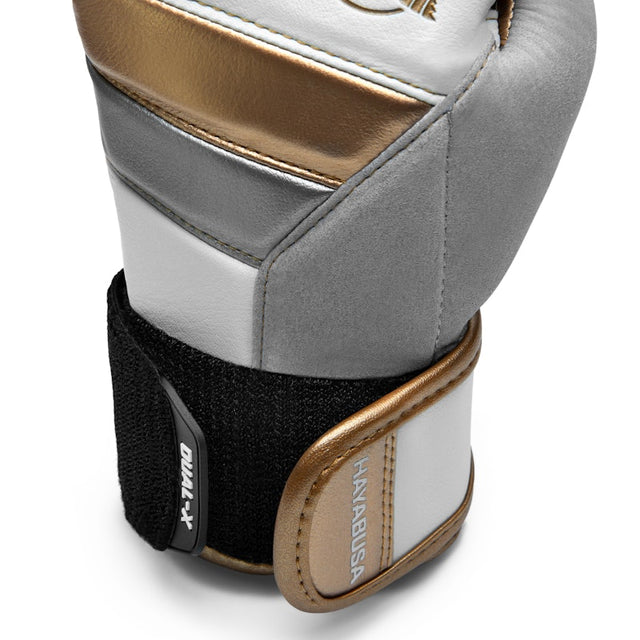 Hayabusa Boxing Gloves T3 Kids – White/Gold