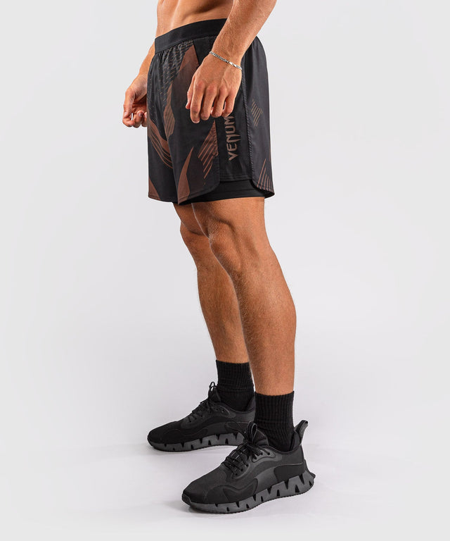 Venum MMA Shorts No-Gi 6.0 - Black/Brown