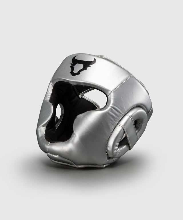 Ringhorns Charger Head guard Silver/Black – side view
