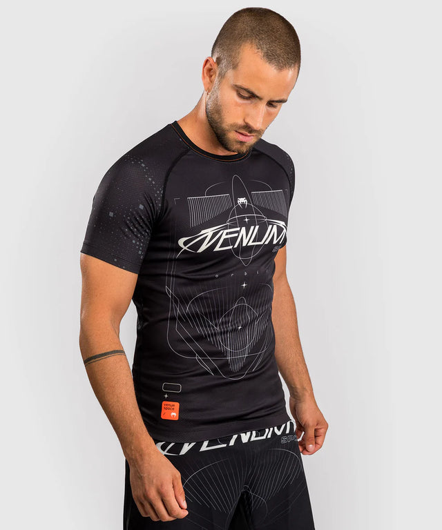 Venum Rashguard Short Sleeve Eclipse - Black