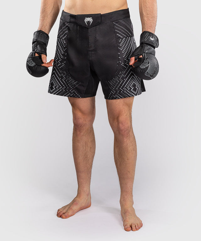 Venum MMA Shorts Midnight Fury – Black/Grey/Silver