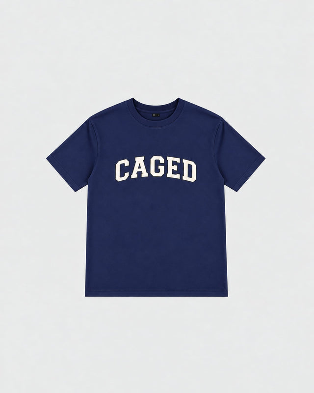 Caged T-Shirt Varsity – Navy