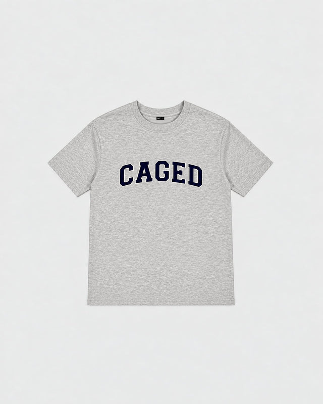 Caged T-Shirt Varsity - Grey Marl