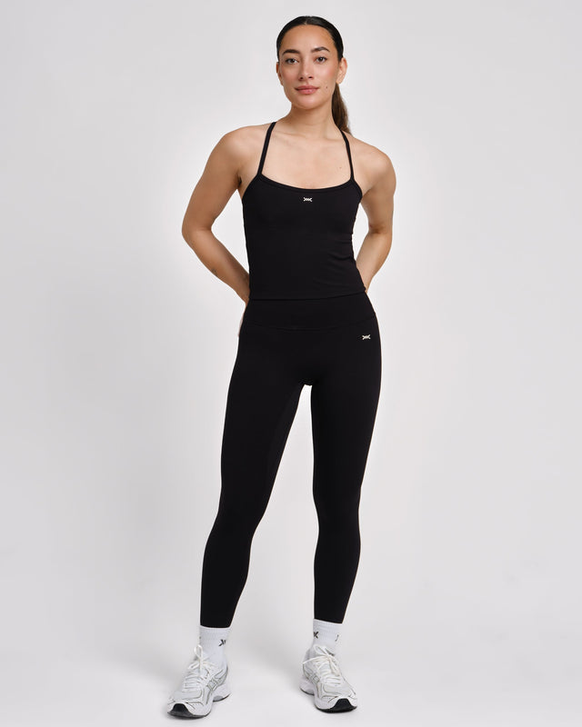 Caged Tank Top Aspire - Black