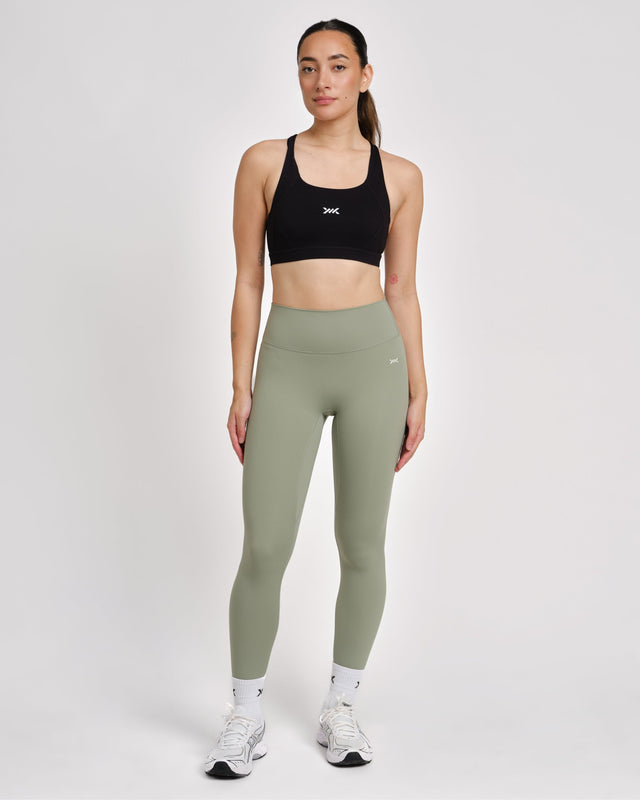 Caged Aspire Leggings – Sage Green