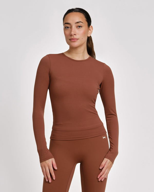 Caged Aspire Long Sleeves – Mocha