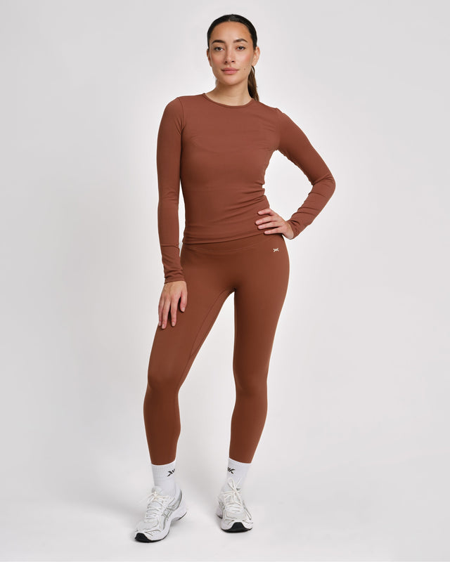 Caged Aspire Long Sleeves – Mocha