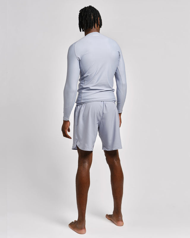 Caged Rashguard Tactical Long Sleeve - Gunmetal Grey