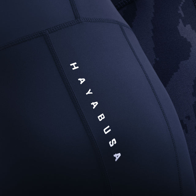 Pantaloni scurți de compresie Hayabusa Apex Vantage – Femei – Albastru