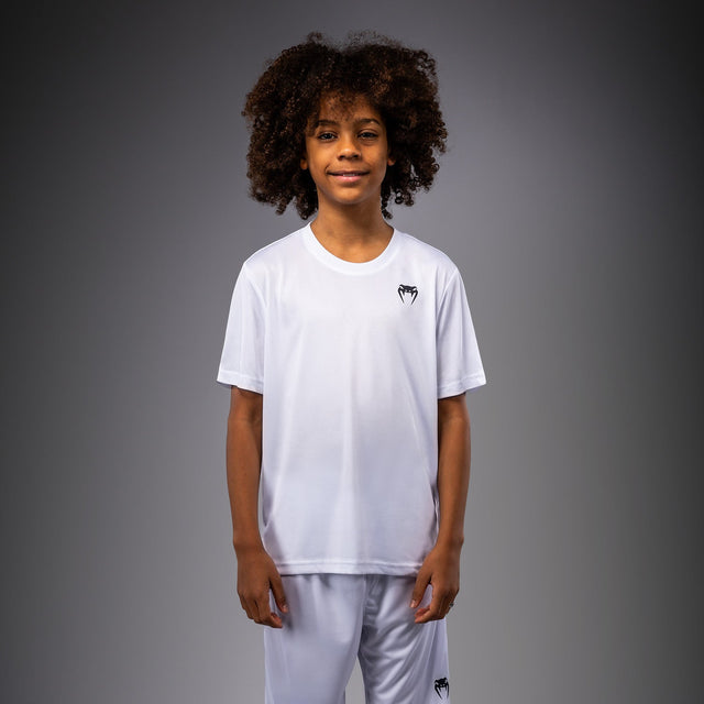 Venum T-Shirt Lineup Kids Short Sleeve – White/Black