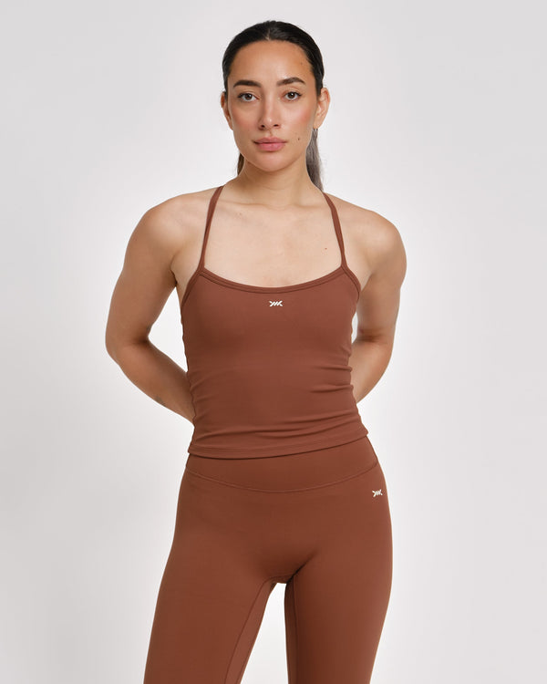 Caged Tank Top Aspire – Mocha