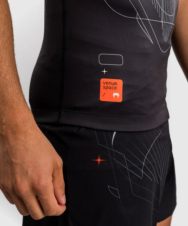 Venum Rashguard Short Sleeve Eclipse - Black
