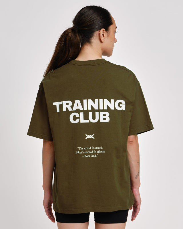 Caged T-Shirt Training Club - Khaki Green