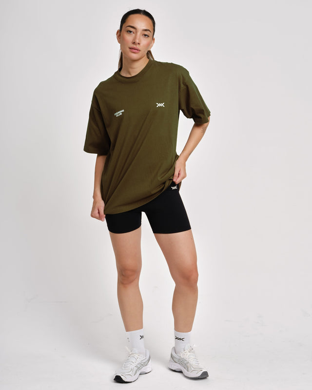 Caged T-Shirt Training Club - Khaki Green