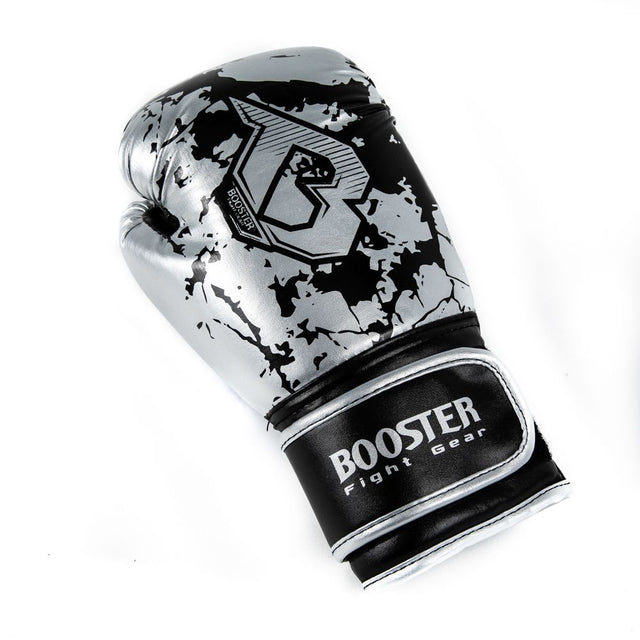 Booster Kids Boxing Gloves BG Marble – Silver/Black
