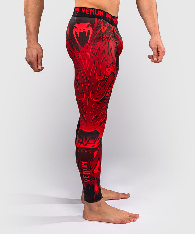 Venum Compression shorts & spats Wolf Atak - Black/Red