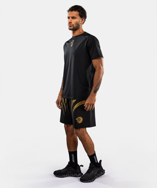 Venum x Mike Tyson T-Shirt Tiger Dry Tech T-shirt - Zwart/Goud