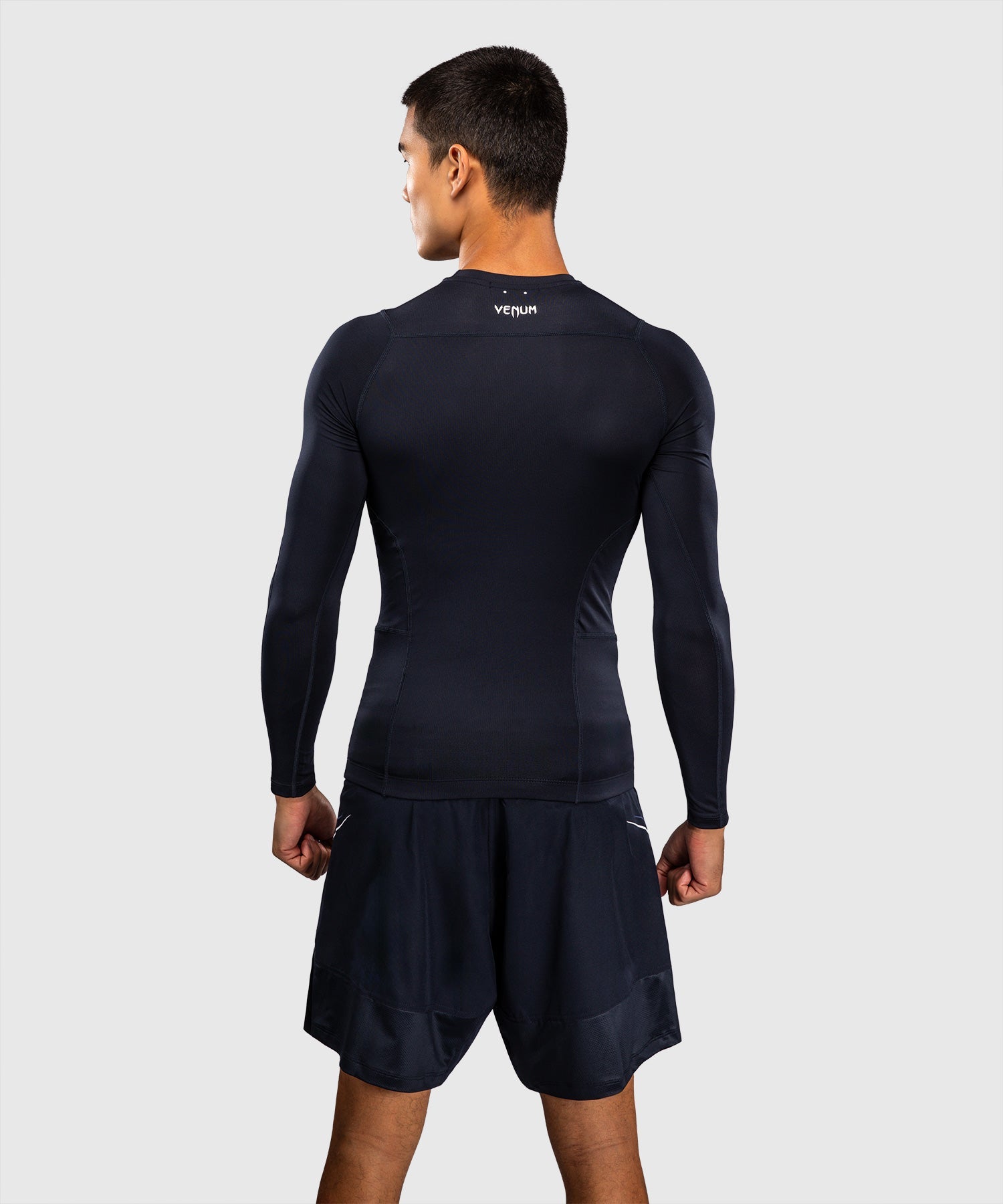 Venum Rashguard G-Core Lange Mouwen - Marineblauw/Wit