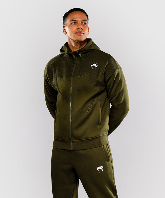 Venum Attack Fleece & Weave Training Jacket – Khaki
