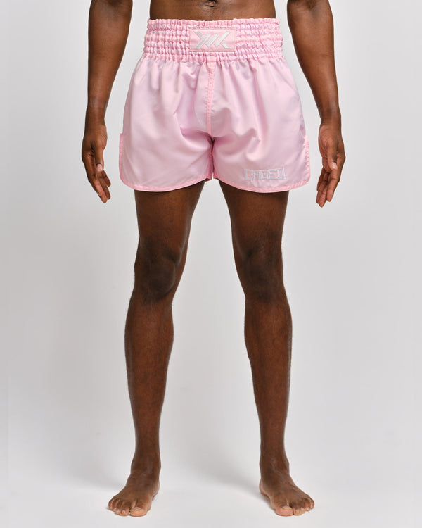Caged Muay Thai Shorts Classic - Baby Pink