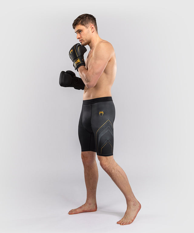Venum Streamline Compression Shorts – Black/Gold