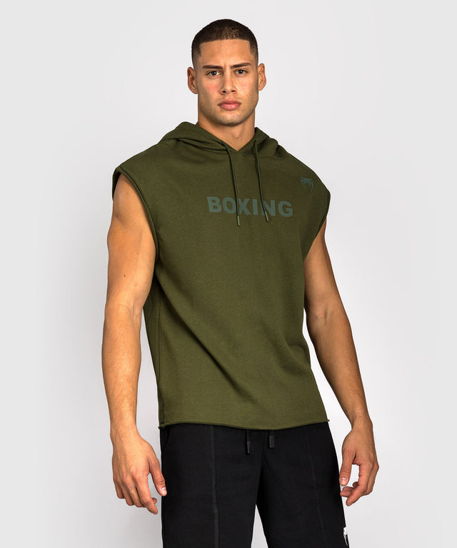 Venum Sleeveless Hoodie Boxing VT – Military Green