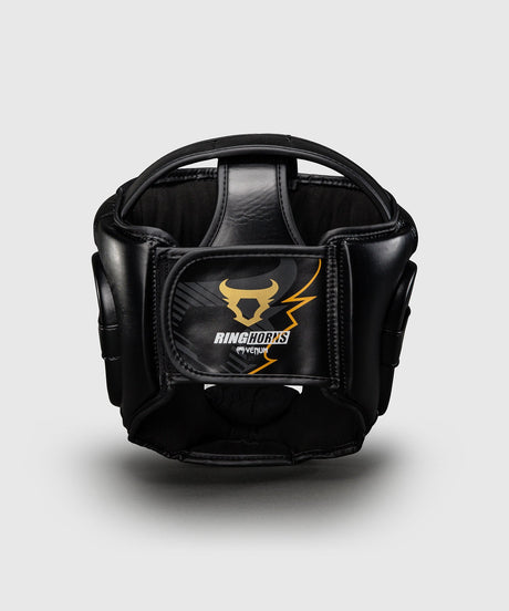 Casco da boxe Ringhorns Charger – Nero/Oro