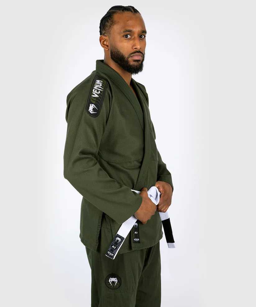 Venum BJJ Gi First - Khaki Green - incl. white belt