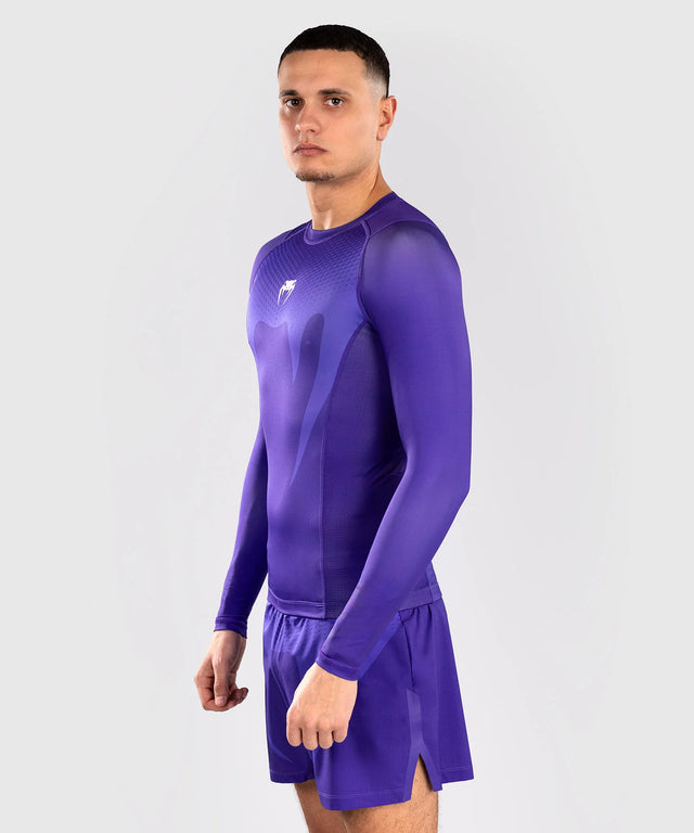 Venum No Gi Long Sleeve Rashguard - Purple