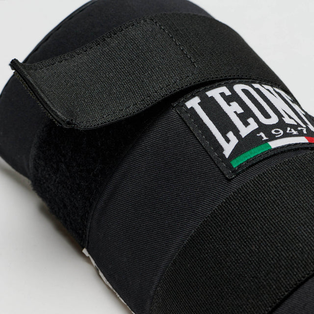 Leone Kickboxing Shin Guards Basic - Black