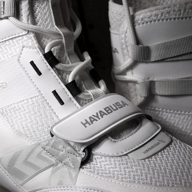 Hayabusa Strike Boxing Shoes - White
