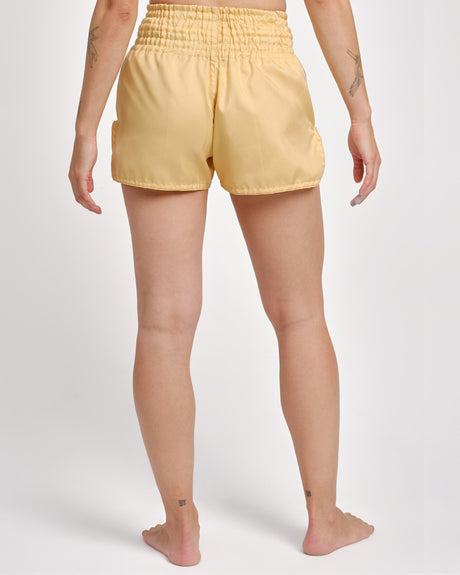 Caged Muay Thai Shorts Classic – Peach Women