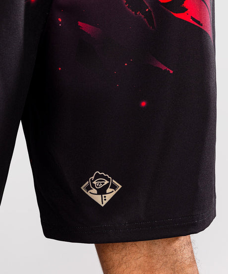 Pantaloncini da allenamento Venum x Jujutsu Kaisen Itadori – Nero/Rosso