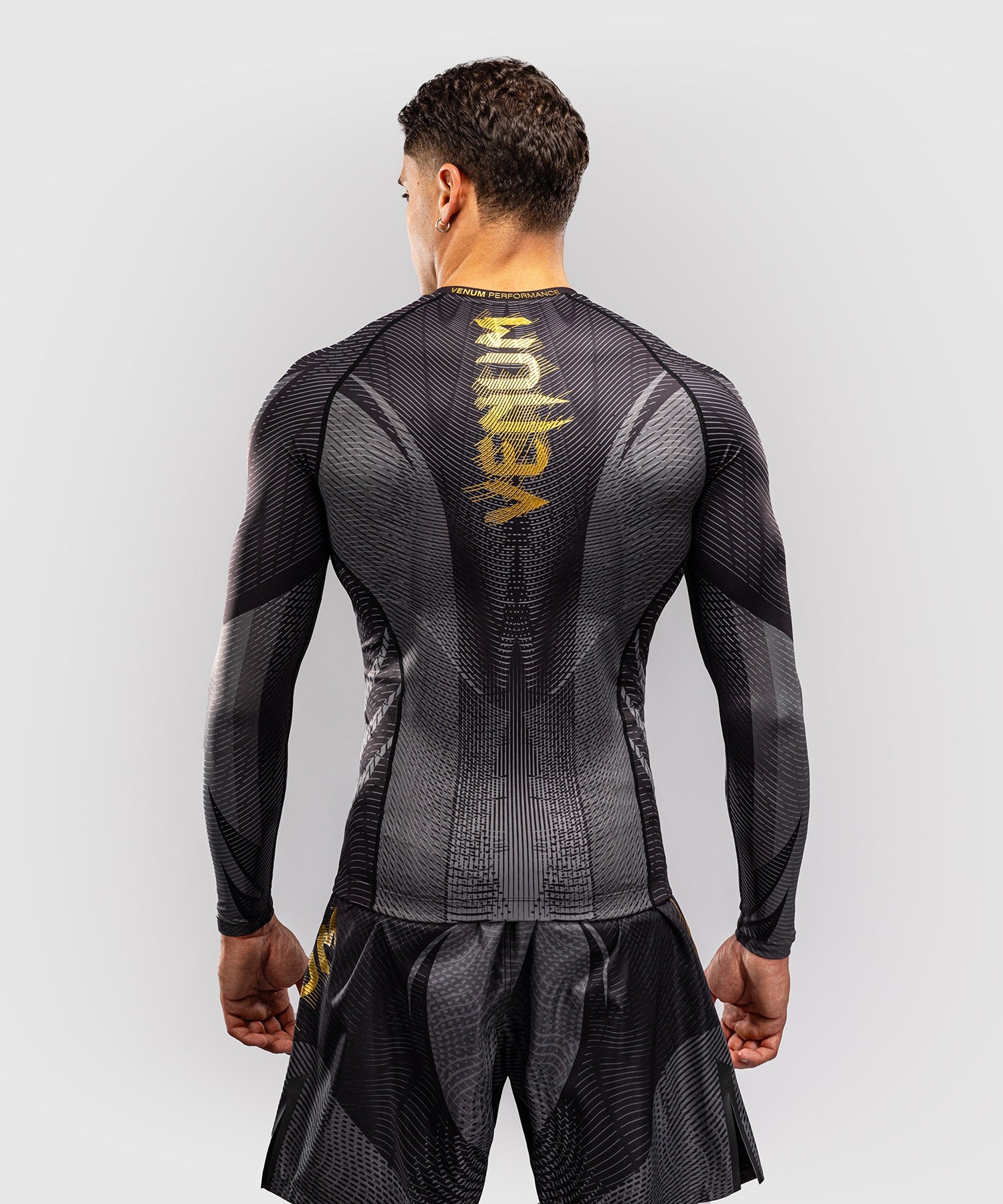Venum Rashguard Galactic 3.0 Long Sleeves – Black/Gold