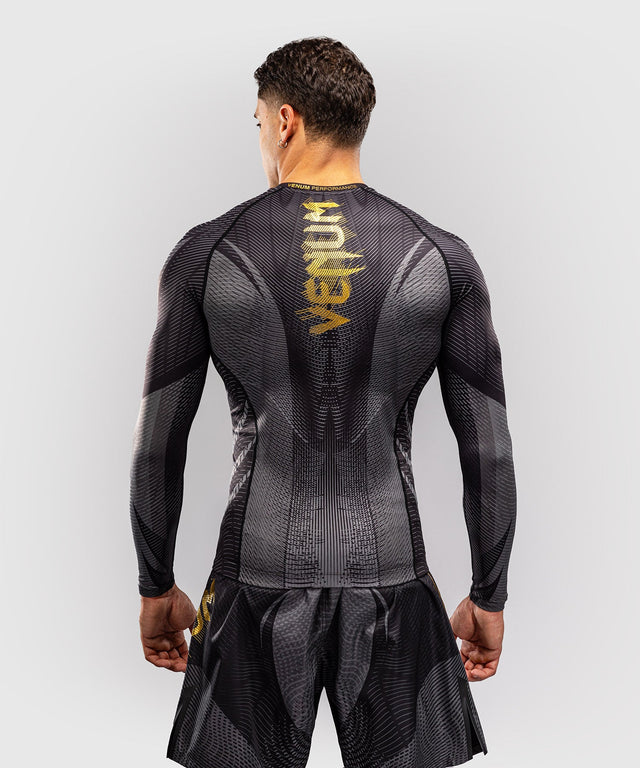 Venum Rashguard Galactic 3.0 Long Sleeves – Black/Gold