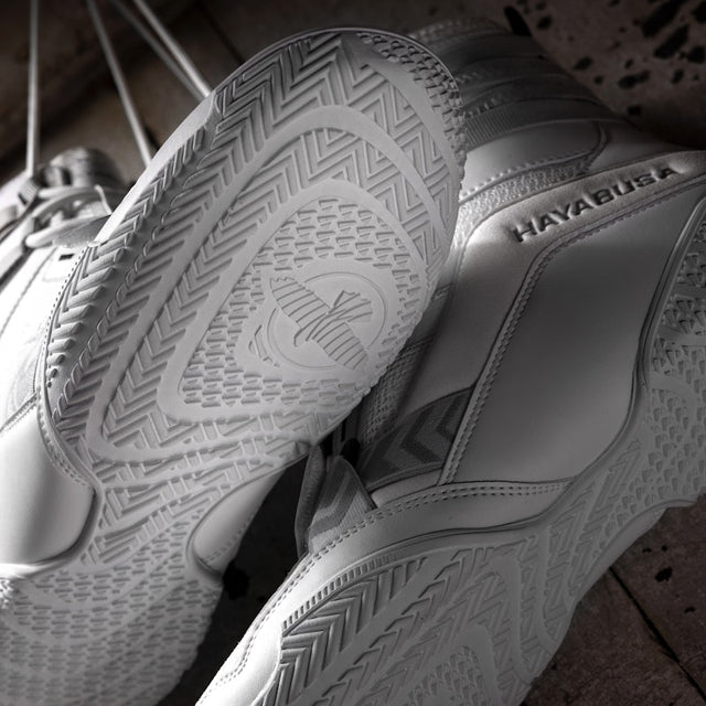 Hayabusa Strike Boxing Shoes - White