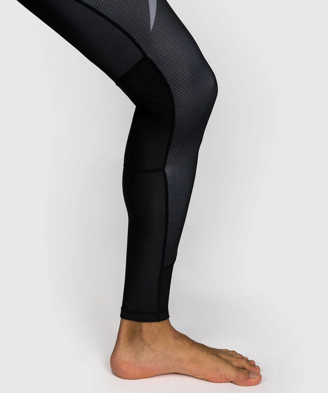Spodnie spats Venum No Gi – Czarne/Srebrne