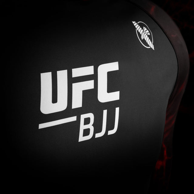 Hayabusa x UFC BJJ Rashguard Long Sleeves Women's – Black/Red