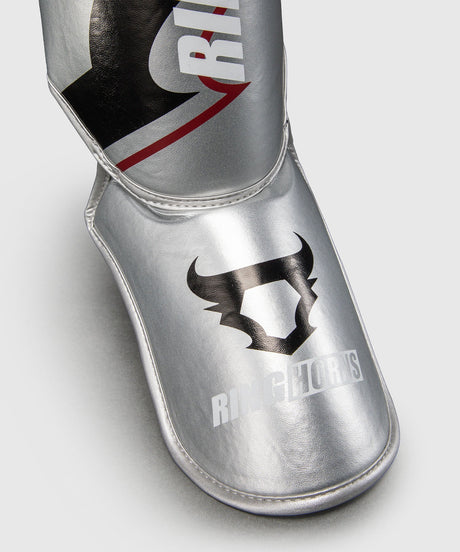 Ringhorns Charger Shin guards – Silver/Black
