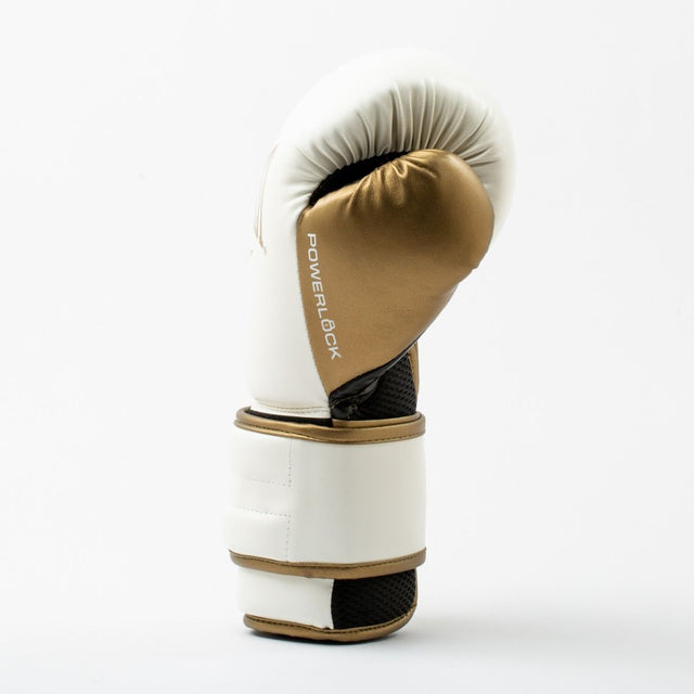 Everlast Boxing Gloves Powerlock 2R - White/Gold