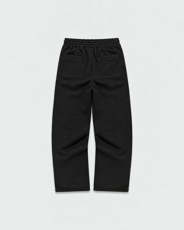 Caged Joggers Varsity – Black