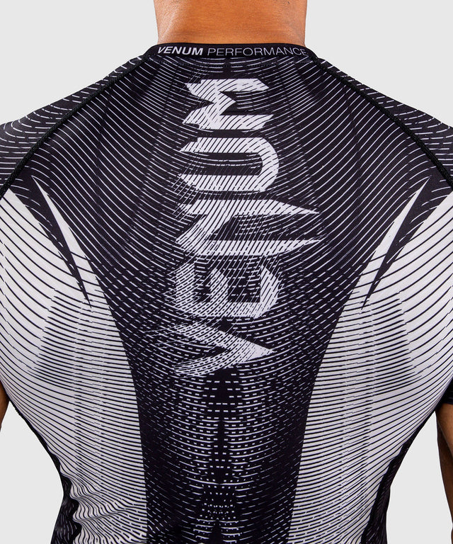 Venum Rashguard Galactic 3.0 Short Sleeves – Off-white/Black
